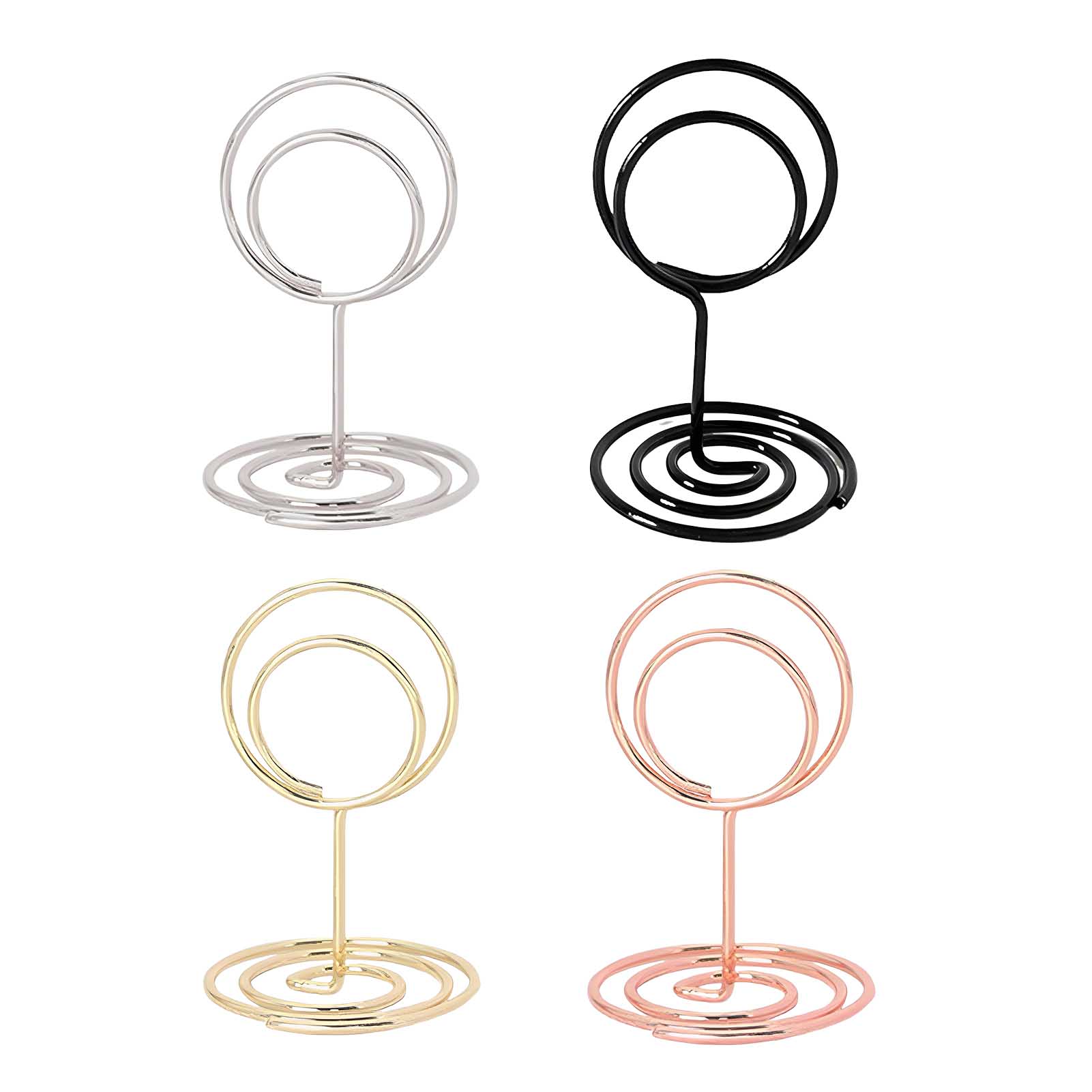 5pcs Dining Slot Card Holder F - огляд і ціна Table Number Gold