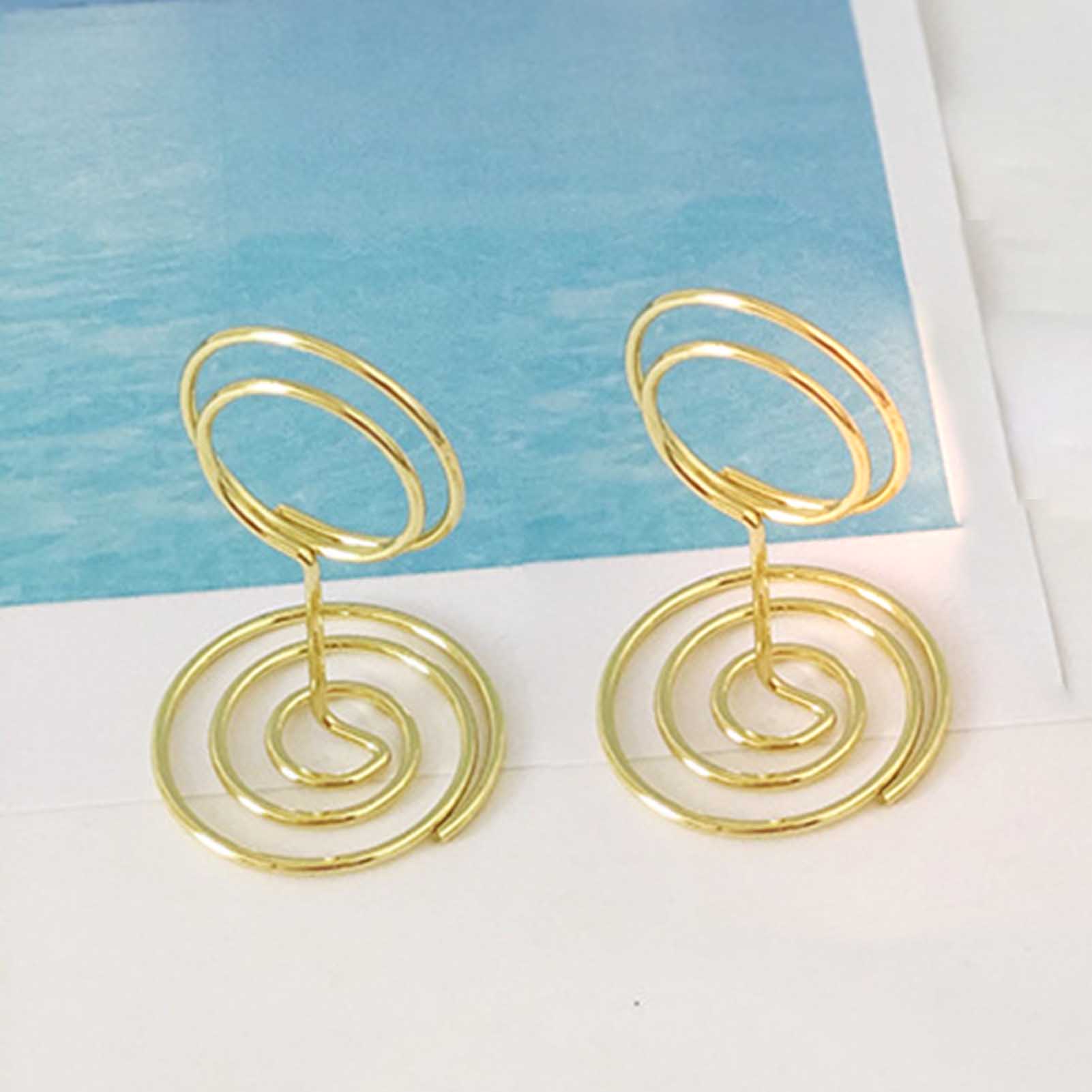 5pcs Dining Slot Card Holder F - огляд і ціна Table Number Gold