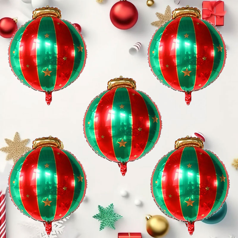 5pcs Red Green Christmas Ball  - огляд і ціна Wedding Decor Supply Store