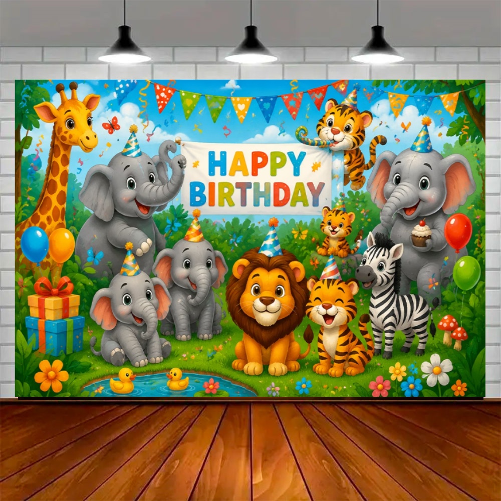 Jungle Animal Birthday Party D - огляд і ціна Wedding Zoo
