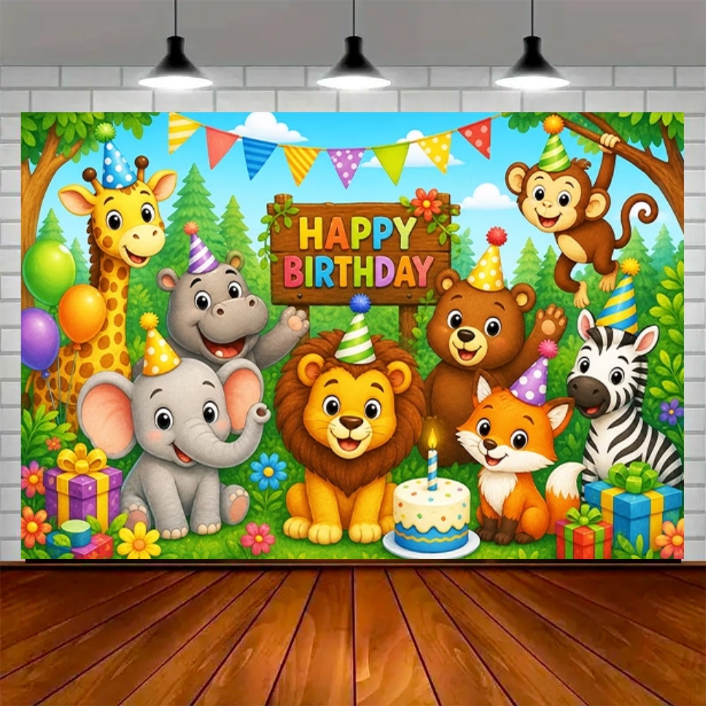 Jungle Animal Birthday Party D - огляд і ціна Wedding Zoo