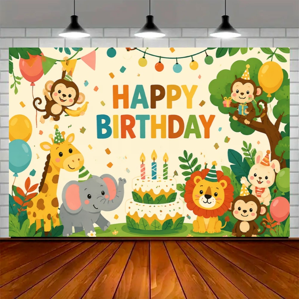 Jungle Animal Birthday Party D - огляд і ціна Wedding Zoo