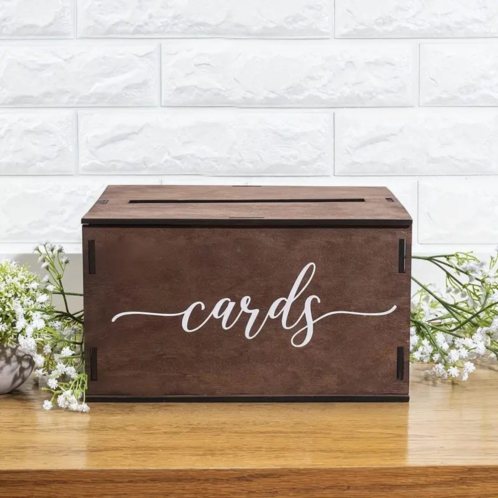 New Wooden Wedding Card Box De - огляд і ціна Wedding Card Box