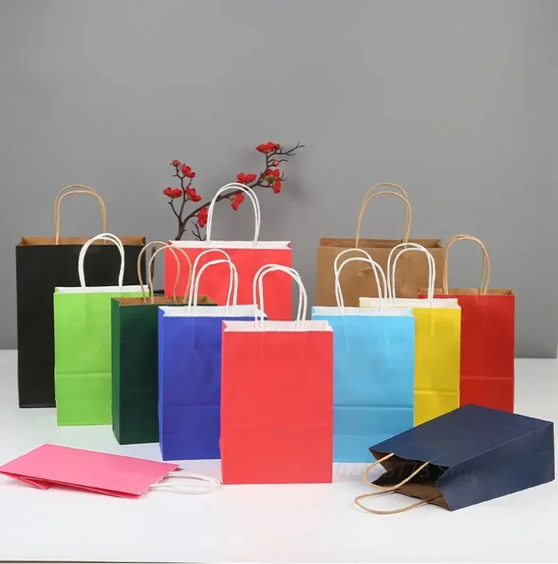 100pcs/lot Kraft Paper Bag wit - огляд і ціна Wedding/Event Supply Store
